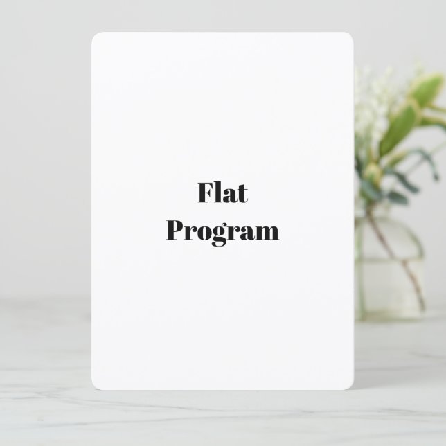 Programa Crea tu Propio Negocio Simple 5.5" x 7.5" Plano (Anverso de pie)