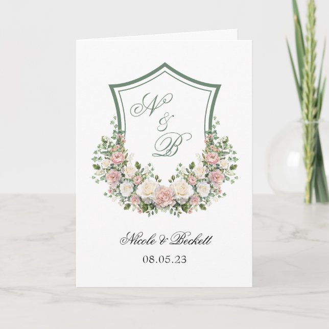 Programa Crest Floral Rosa (Anverso)