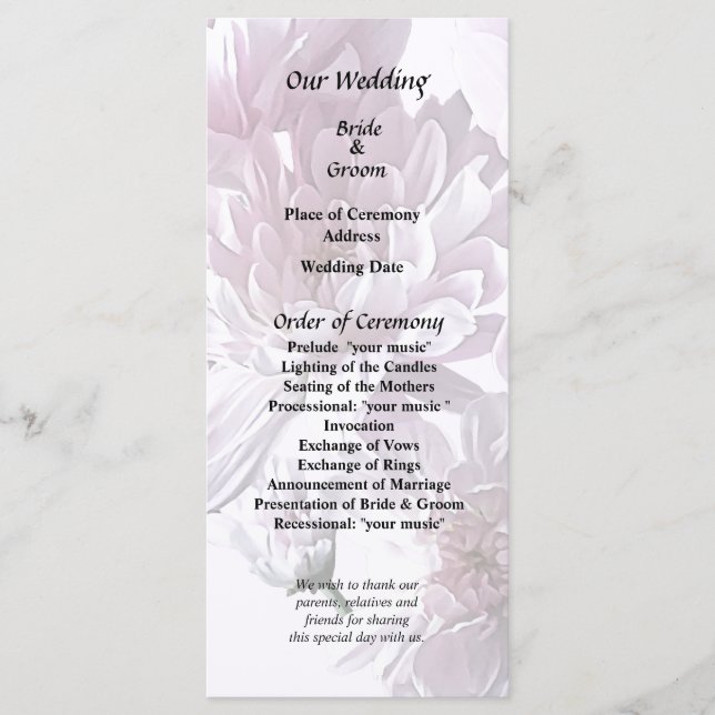 Programa Crisantemo rosa Corazón (Anverso)