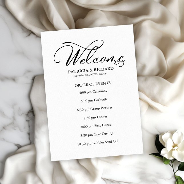 Programa Cronología del Orden de Eventos de la Boda (Subido por el creador)