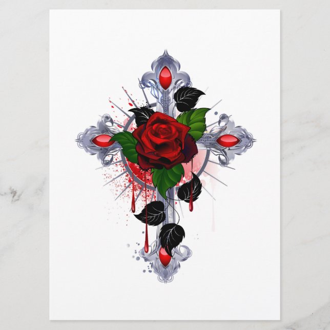 Programa Cruz de Plata con una Rosa Roja (Anverso)