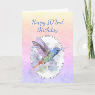 Programa Cumpleaños feliz 102.º Ave Hummingbird