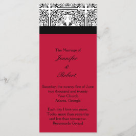 Programa Damask Delight en Berry Purple Wedding