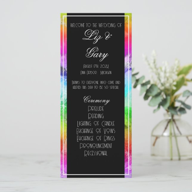 Programa de acuarela con tinta de alcohol de arcoi (Anverso de pie)