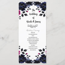 Programa de Acuarela Floral con Tinta Magenta Rosa