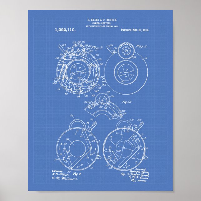 Programa de arte de patentes de obturador de cámar (Frente)