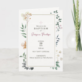 Programa de bautismo de Iglesia Ortodoxa Griega de