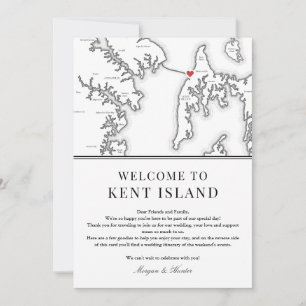 Programa de bienvenida para el Boda del Chesapeake
