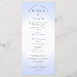 Programa de Boda Azul