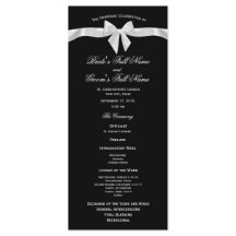 Programa de Boda Blanca y Boda Negra