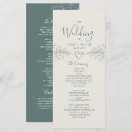 Programa de Boda Boho Flor Silvestre