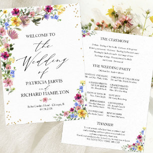 Programa de Boda Boho Flor Silvestre