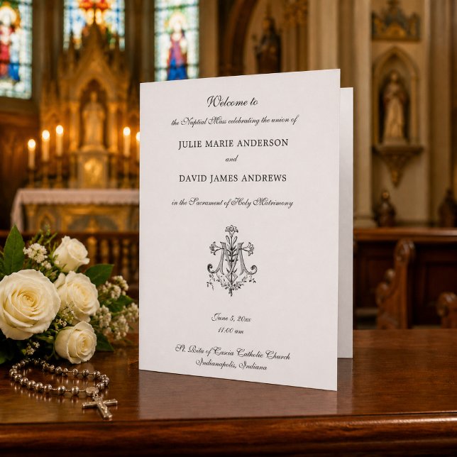 Programa de Boda Católico Cruz Mariana (Subido por el creador)