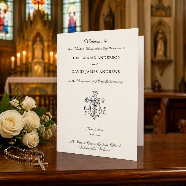 Programa de Boda Católico Cruz Mariana (Subido por el creador)