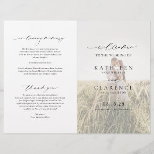 Programa de Boda Clásico Elegante y Económico