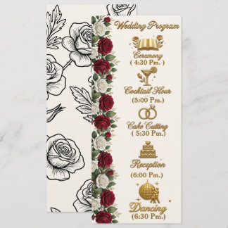 Programa de Boda Completo con Rosas de Nueva York 