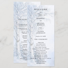 Programa de Boda de Abedul Congelado