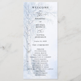 Programa de Boda de Abedul Congelado