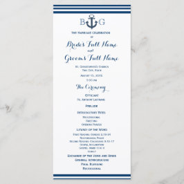 Programa de Boda de Ancla Náutica