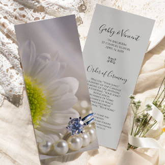 Programa de Boda de Anillo de Diamantes y Daisy Bl