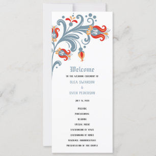 Programa de Boda de Arte Folclórico Escandinavo