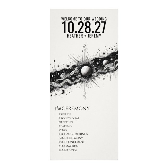 Programa de Boda de Banda Celestial (Frente)