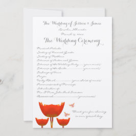 Programa de Boda de Cachorros y Abejas de naranja