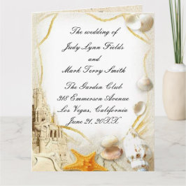 Programa de Boda de Castillo de Arena de Playa