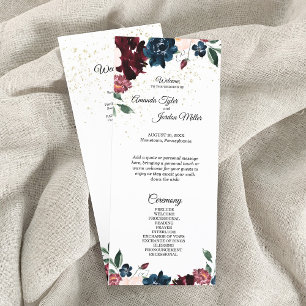 Programa de Boda de Celebración de Verano