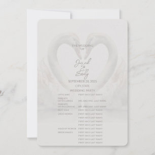 Programa de Boda de Cisne   Completo