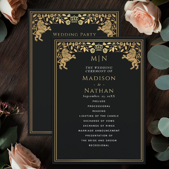 Programa de Boda de Espada Medieval del León Real  (Subido por el creador)