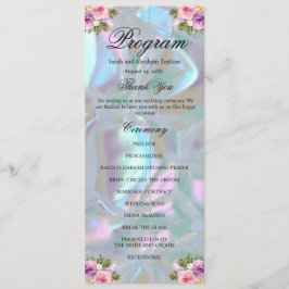 Programa de Boda de Falsa Madreperla