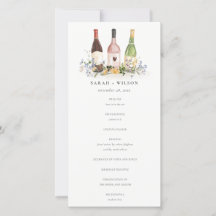 Programa de Boda de Flores Silvestres Saluda Botel