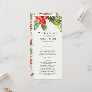 Programa de Boda de Floristería Tropical