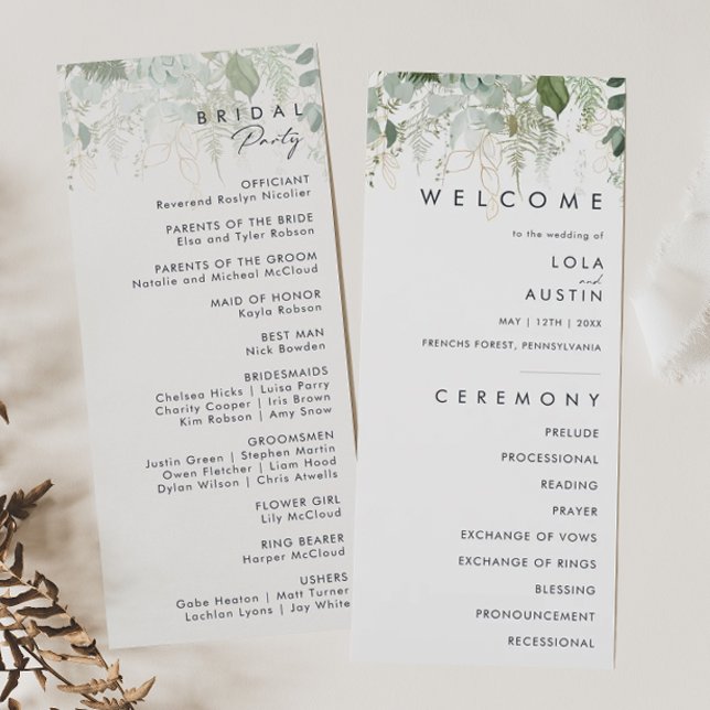 Programa de Boda de Hierro y de Oro (Subido por el creador)