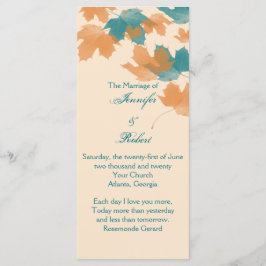 Programa de Boda de Hojas de Maíz de Otoño de nara
