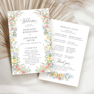Programa de Boda de Jardín de la Primavera del Pas