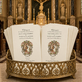 Programa de Boda de la Misa Latina Católica Elegan