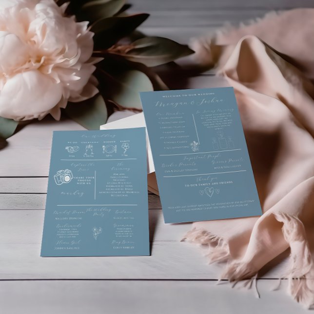Programa de Boda de la Primavera Azul de Dusty Mod (Subido por el creador)