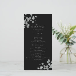 Programa de Boda de Lacquer Negro