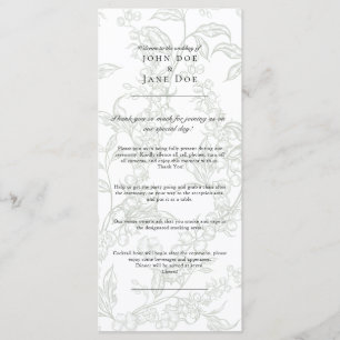 Programa de Boda de Lirio de los Valles