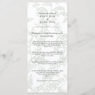 Programa de Boda de Lirio de los Valles