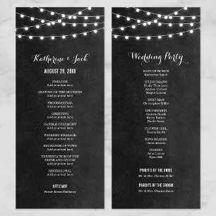 Programa de Boda de Luz de Canales de Carbón
