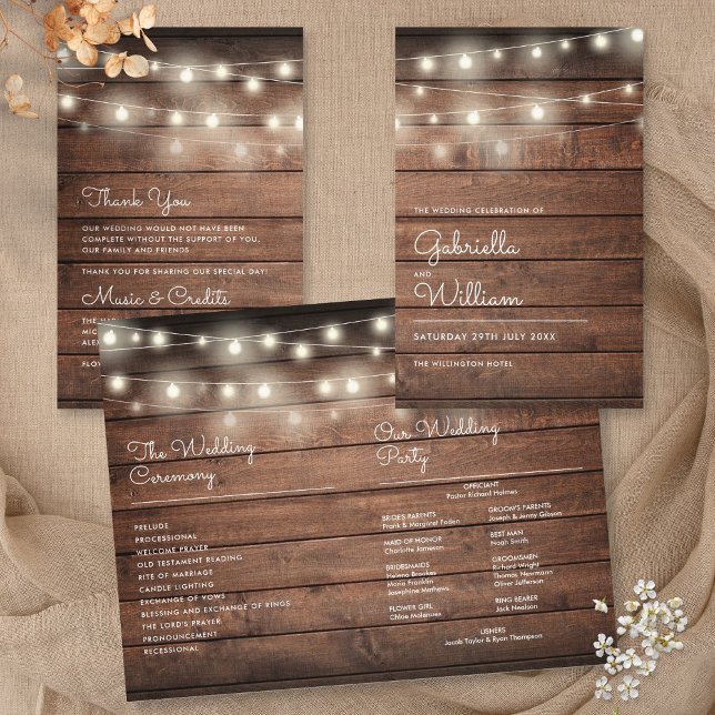 Programa de Boda de Madera Rusa (Subido por el creador)