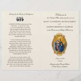 Programa de Boda de Misa Latina de Nuestra Señora