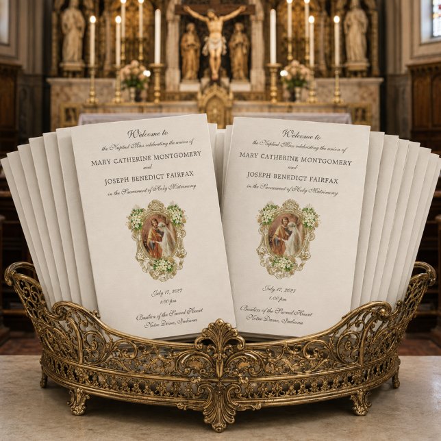 Programa de Boda de Misa Latina Tradicional (Subido por el creador)