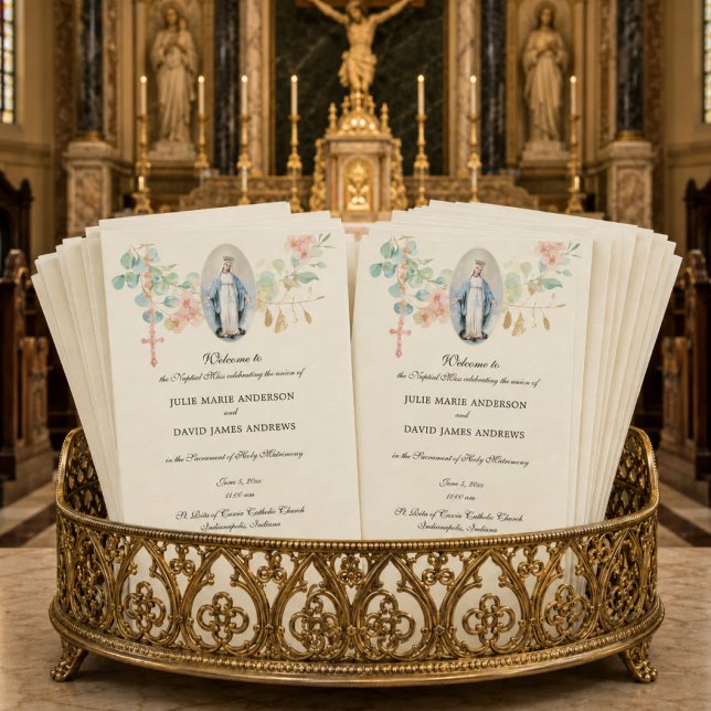 Programa de Boda de Misas Católicas de Eucalipto E (Subido por el creador)