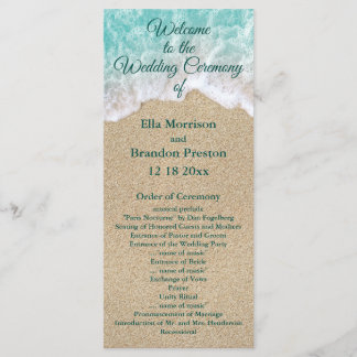 Programa de Boda de Olas de Playa