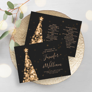 Programa de Boda de Oro de Árbol de Navidad