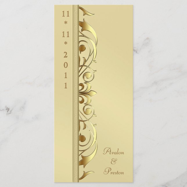 Programa de Boda de Oro de la Gran Duquesa (Anverso)